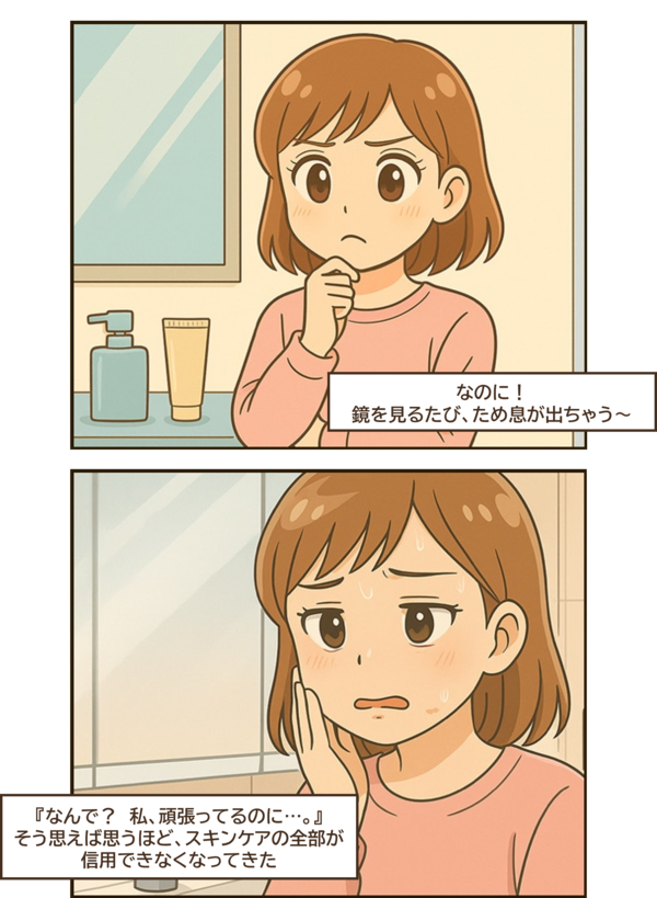 主人公「鏡を見るたびため息がでちゃう～」